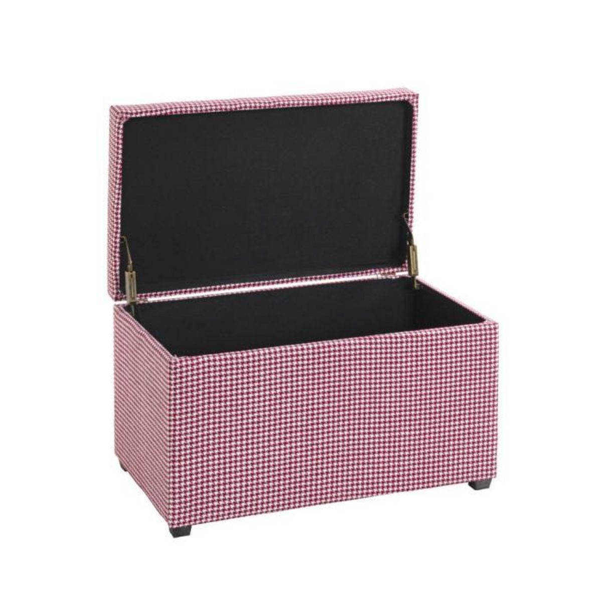 Paris Prix Coffre de Rangement  Aghana  65cm Rose & Blanc