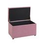 Voir la diapositive 5 : Paris Prix Coffre de Rangement  Aghana  65cm Rose & Blanc