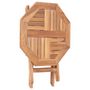 Voir la diapositive 4 : VIDAXL Table pliable de jardin 45x45x45 cm Bois de teck solide