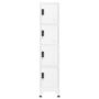 Voir la diapositive 2 : VIDAXL Armoire a casiers Blanc 38x45x180 cm Acier