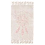 Atmosphera Kids Tapis à franges enfant Dream. Coloris disponibles : Rose