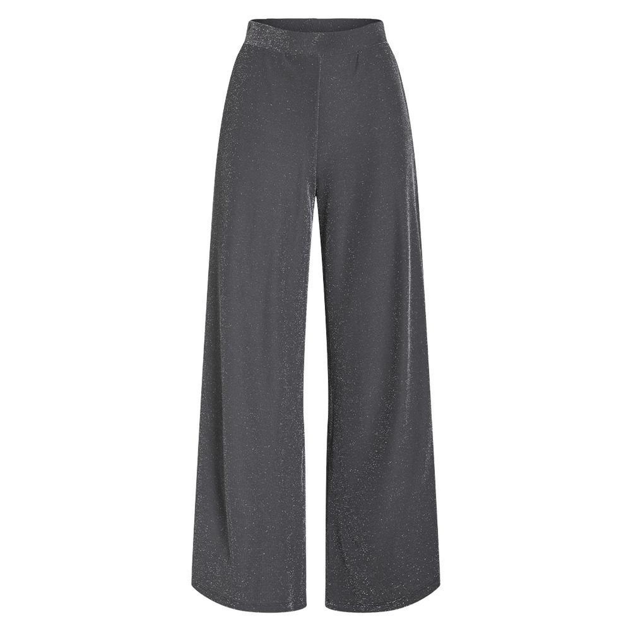 Vila Pantalon fluide gris femme vila vieleinas. Coloris disponibles : Gris