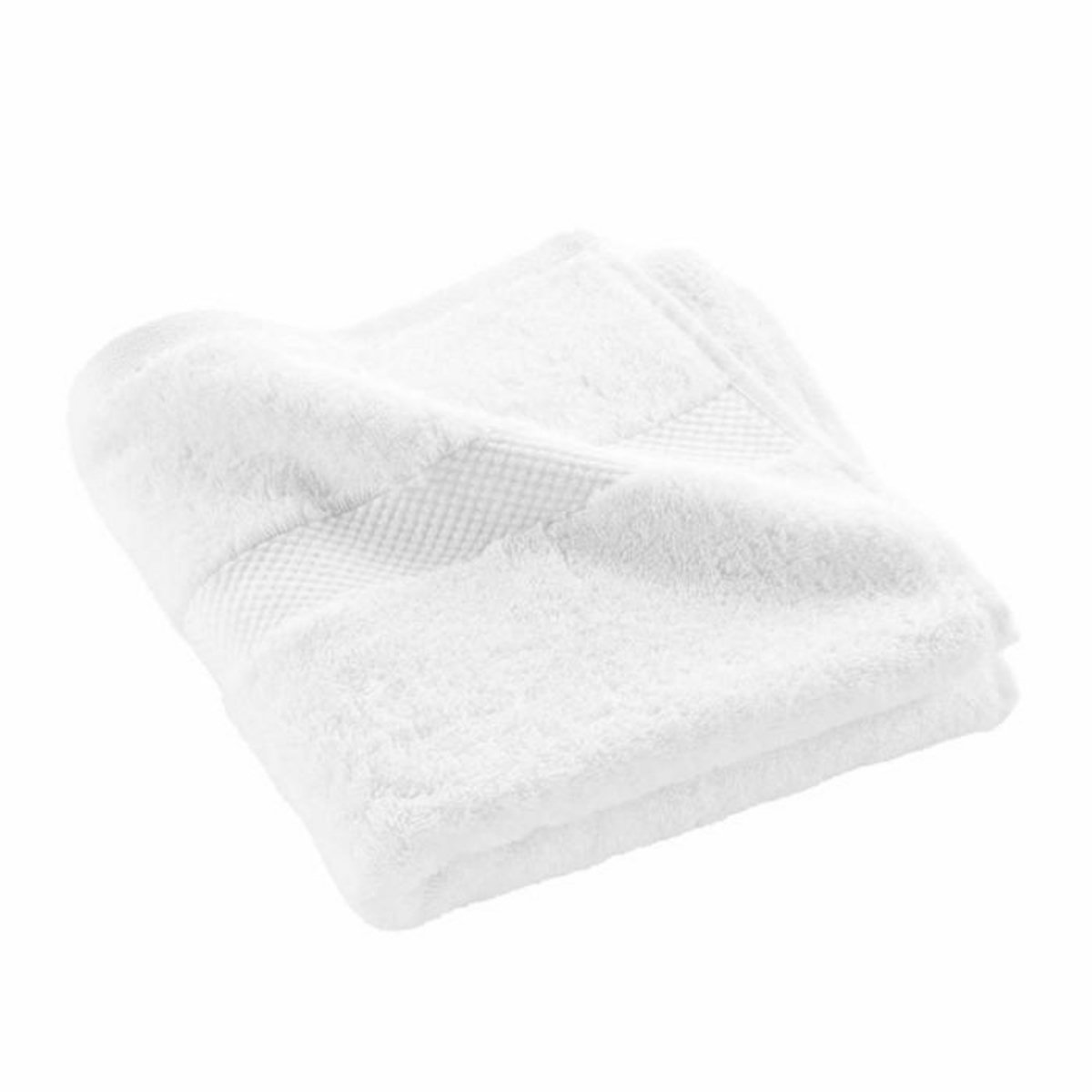 Paris Prix Serviette de Toilette  Elegance  50x90cm Blanc