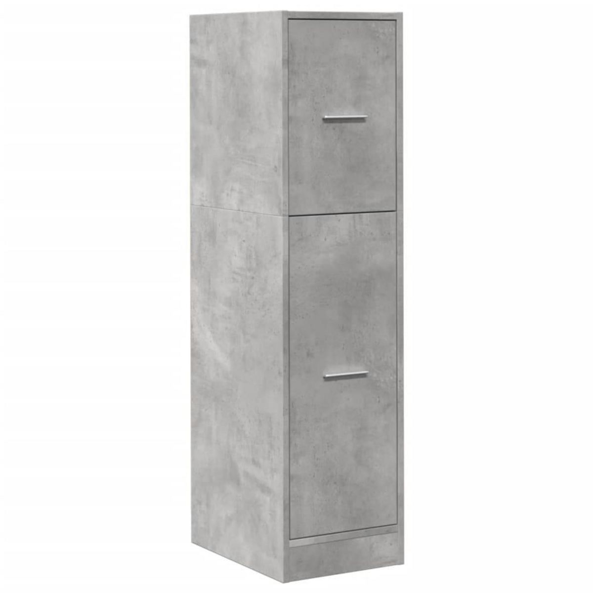 VIDAXL Armoire d'apothicaire gris beton 30x41x118 cm bois d'ingenierie