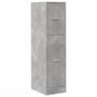 Voir la diapositive 3 : VIDAXL Armoire d'apothicaire gris beton 30x41x118 cm bois d'ingenierie