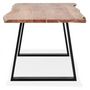 Voir la diapositive 3 : Paris Prix Table de Repas  Azimato  200cm Naturel & Noir
