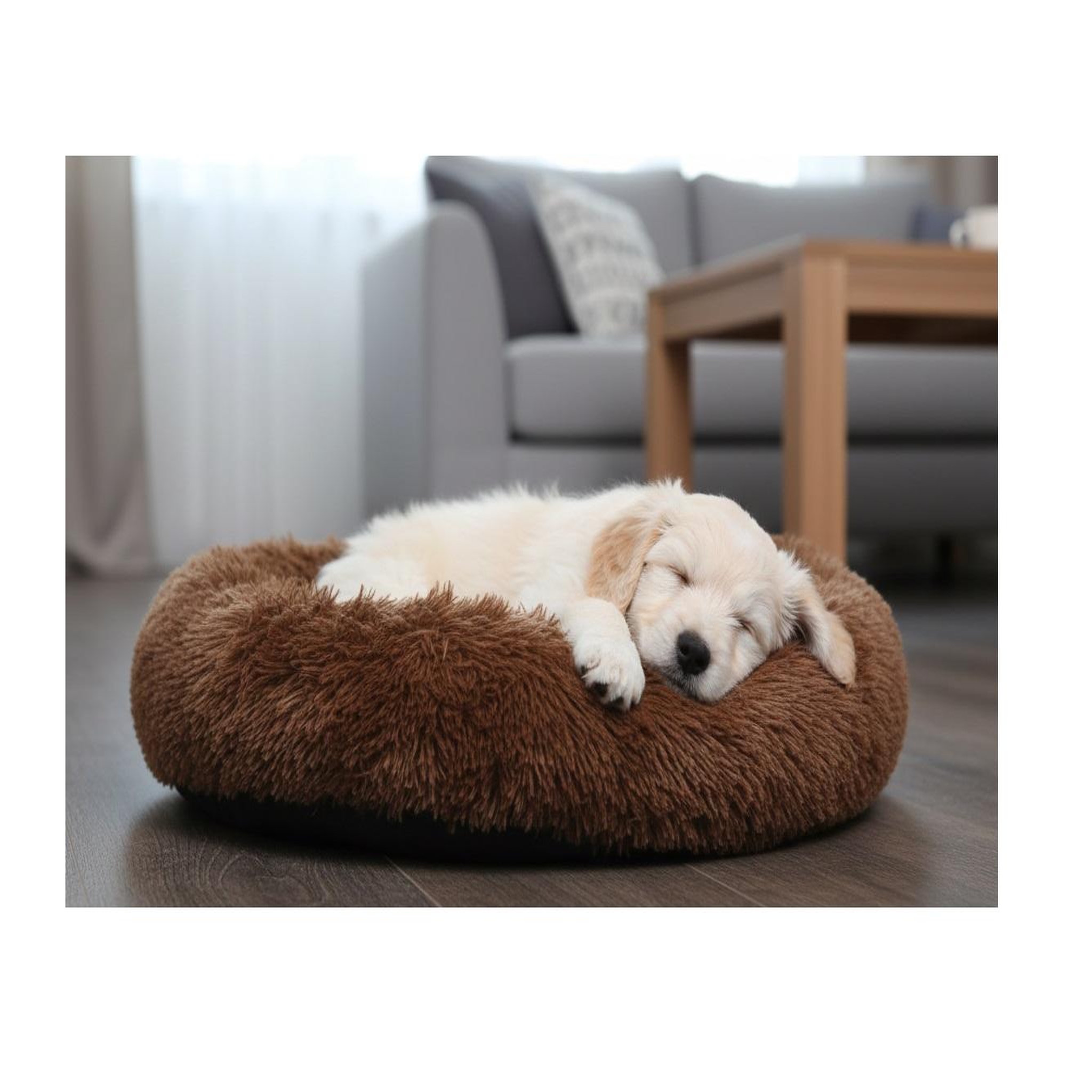 Voir la diapositive 2 : Eden Panier rond ultra doux krem