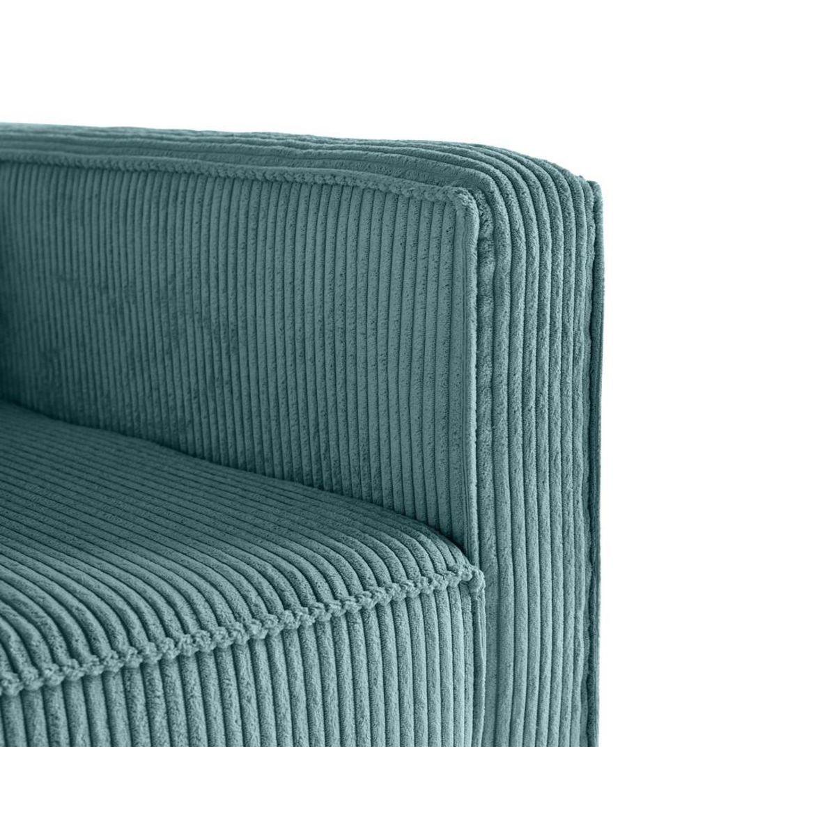 LISA DESIGN Charlie - canapé droit 2 places - en velours côtelé