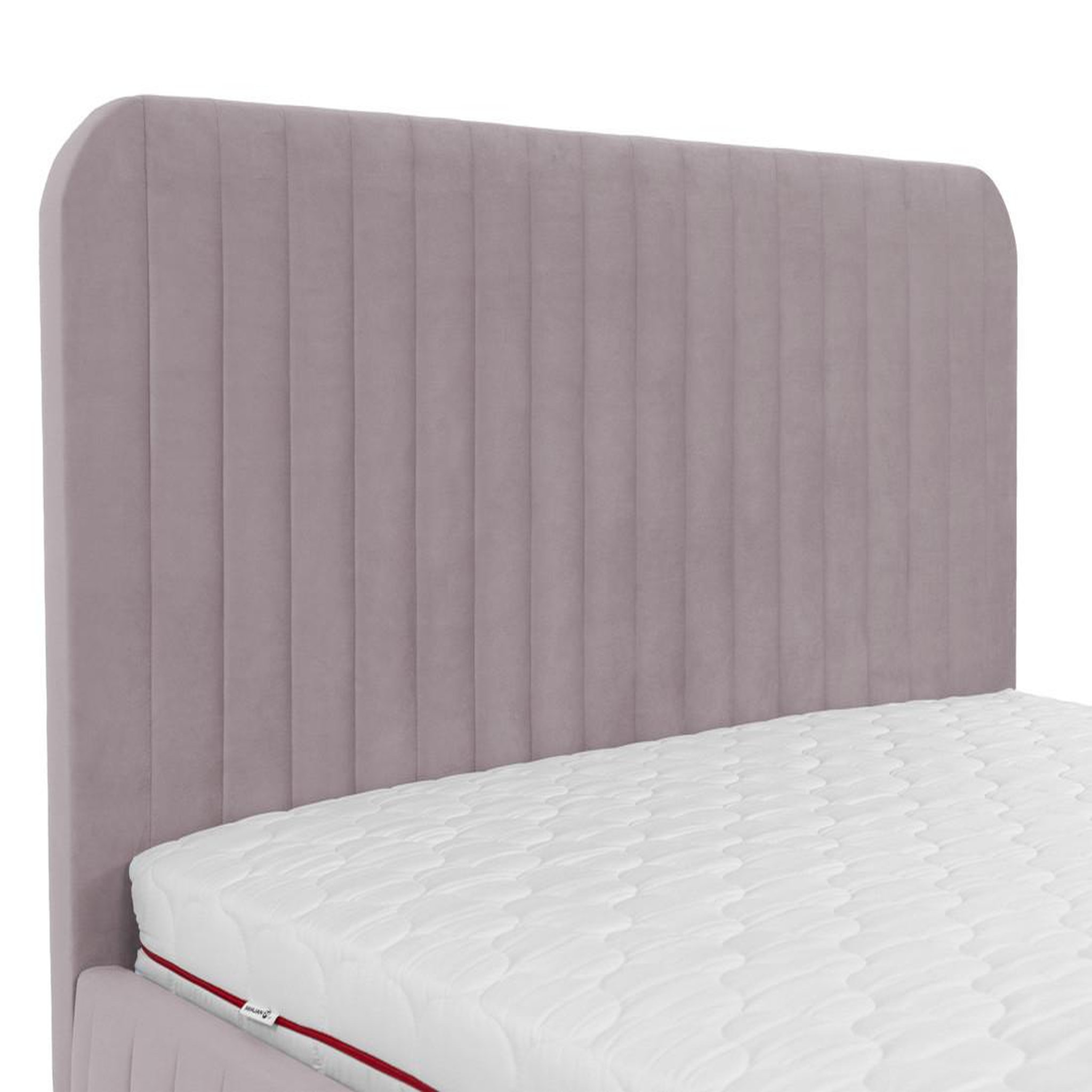 Voir la diapositive 3 : BEST MOBILIER Stuart - lit coffre - 180x200 cm - sommier inclus - en velours