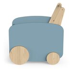 Chariot de rangement à roulettes bleu LINIA