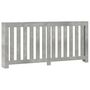 Voir la diapositive 2 : VIDAXL Cache-radiateur gris beton 175x20x82 cm bois d'ingenierie