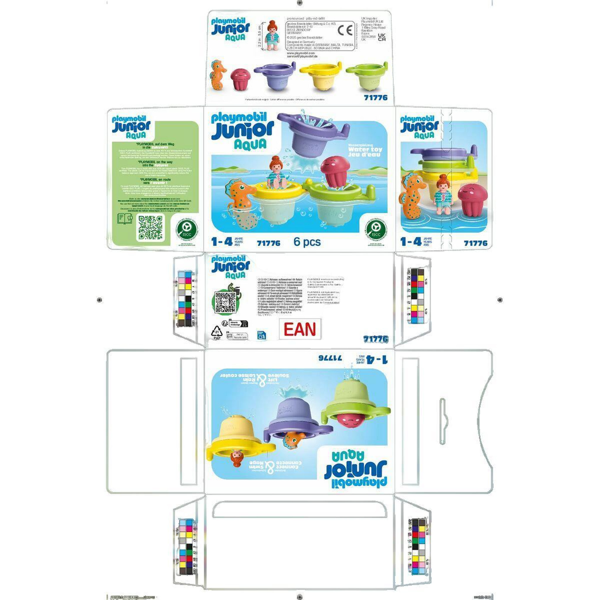 Voir la diapositive 2 : PLAYMOBIL Jeu aquatique Playmobil Junior Water multicolore