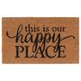 Voir la diapositive 1 : VIDAXL Tapis de porte naturel 45x75 cm fibre de coco touffete