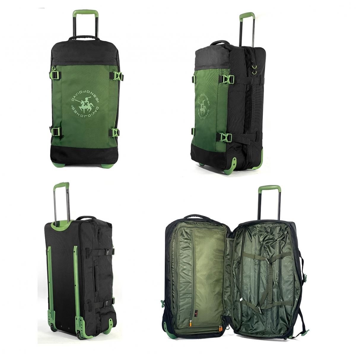 David Jones Sac de voyage à roulettes 76L double compartiment 73cm