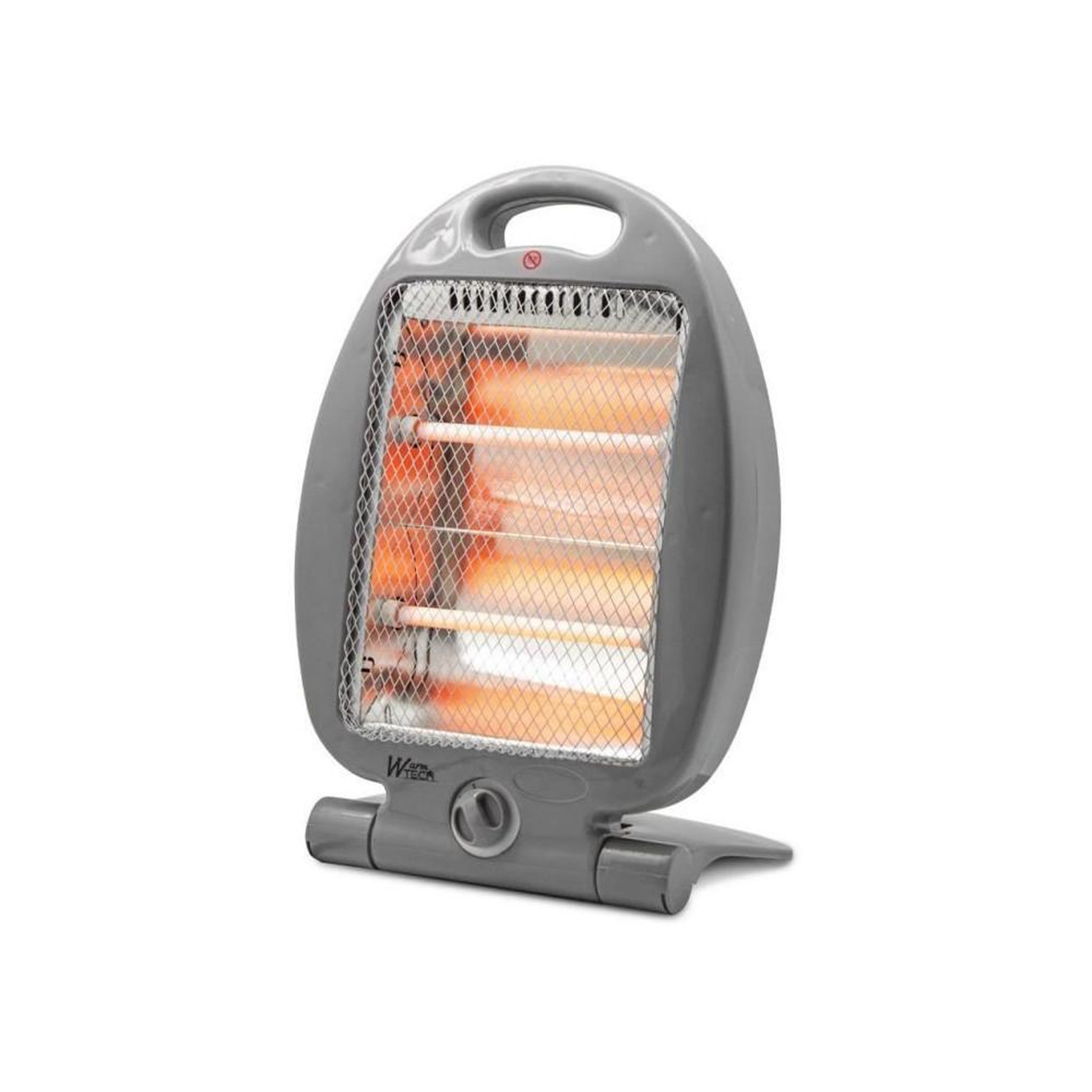 Warmtech Chauffage d'appoint halogène portable 800 W, 2 niveaux (400/800 W) gris