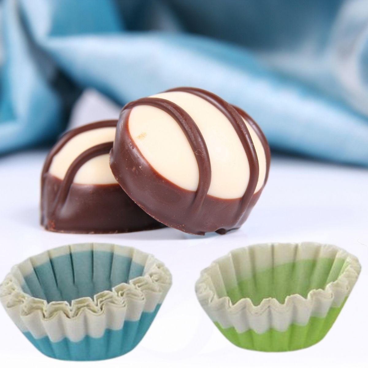 ZENKER Lot de 100 barquettes alimentaires en papier 2,5 cm Zenker Smart pastry