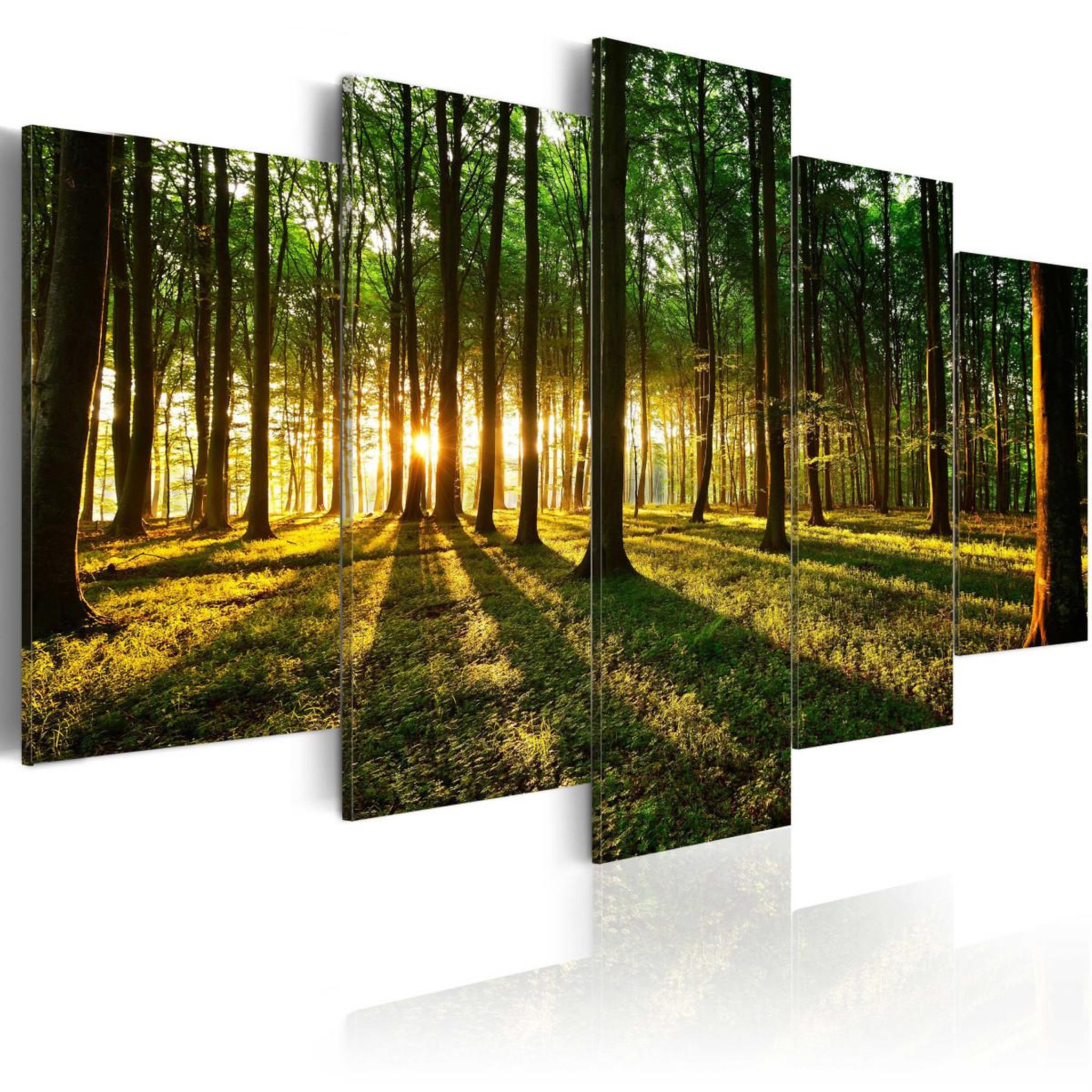 Paris Prix Tableau imprimé  adventure in the woods. Coloris disponibles : Multicolore