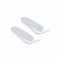 Voir la diapositive 1 : Paris Prix Paire de Lacets pour Chaussures  Plats  150cm Blanc