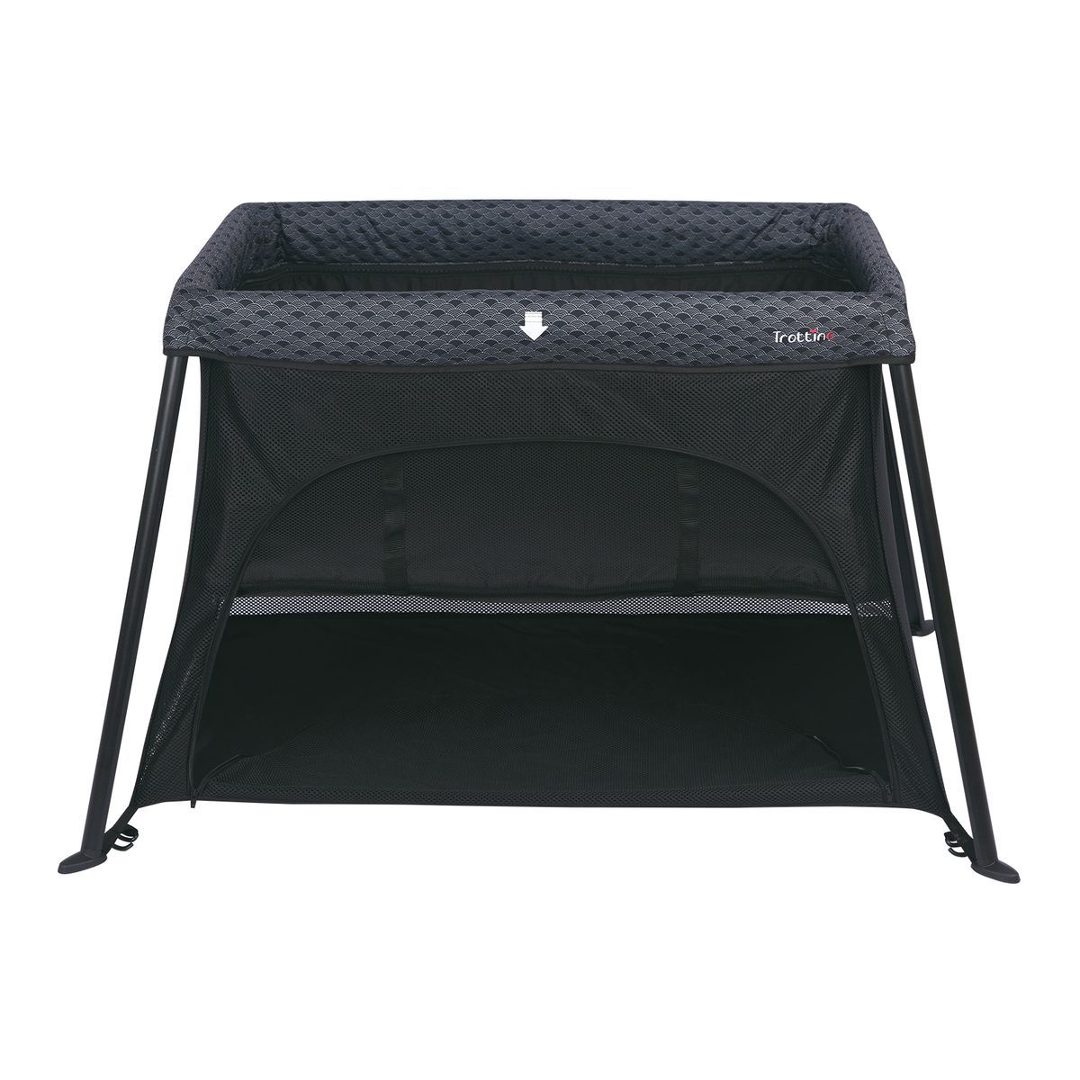 TROTTINE Lit parapluie nomade ultra light Hypnos Nami Gris