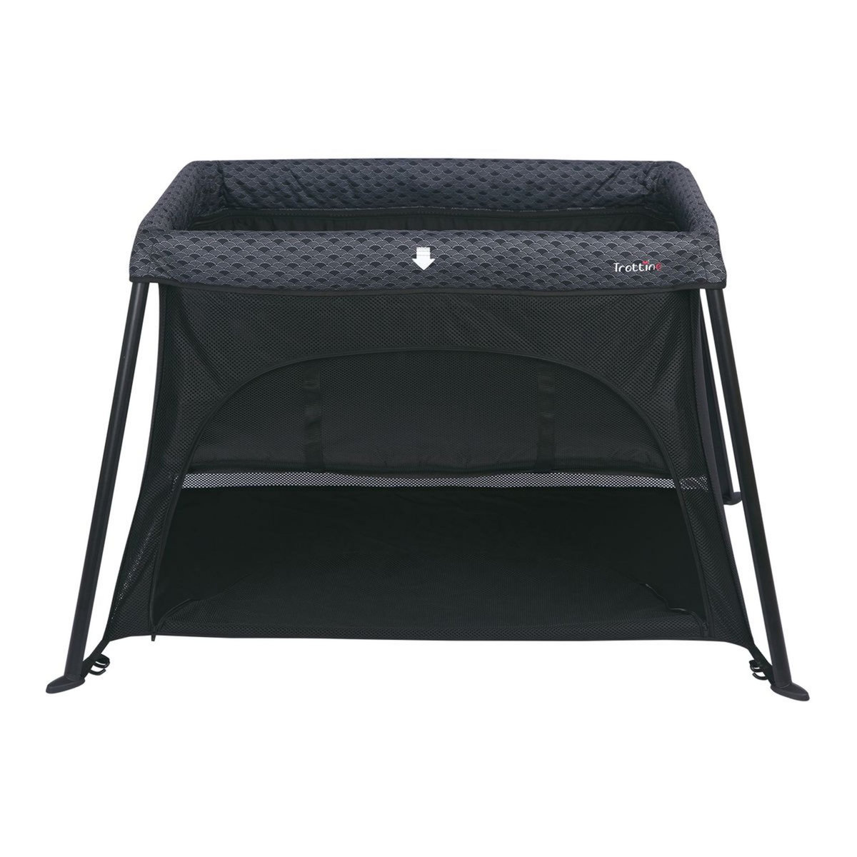 TROTTINE Lit parapluie nomade ultra light Hypnos Nami Gris