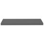 Voir la diapositive 4 : VIDAXL Etagere murale flottante 2 pcs Gris brillant 80x23,5x3,8 cm MDF