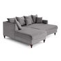 Voir la diapositive 4 : BEST MOBILIER Flamingo - canapé d'angle gauche 4 places convertible en velours