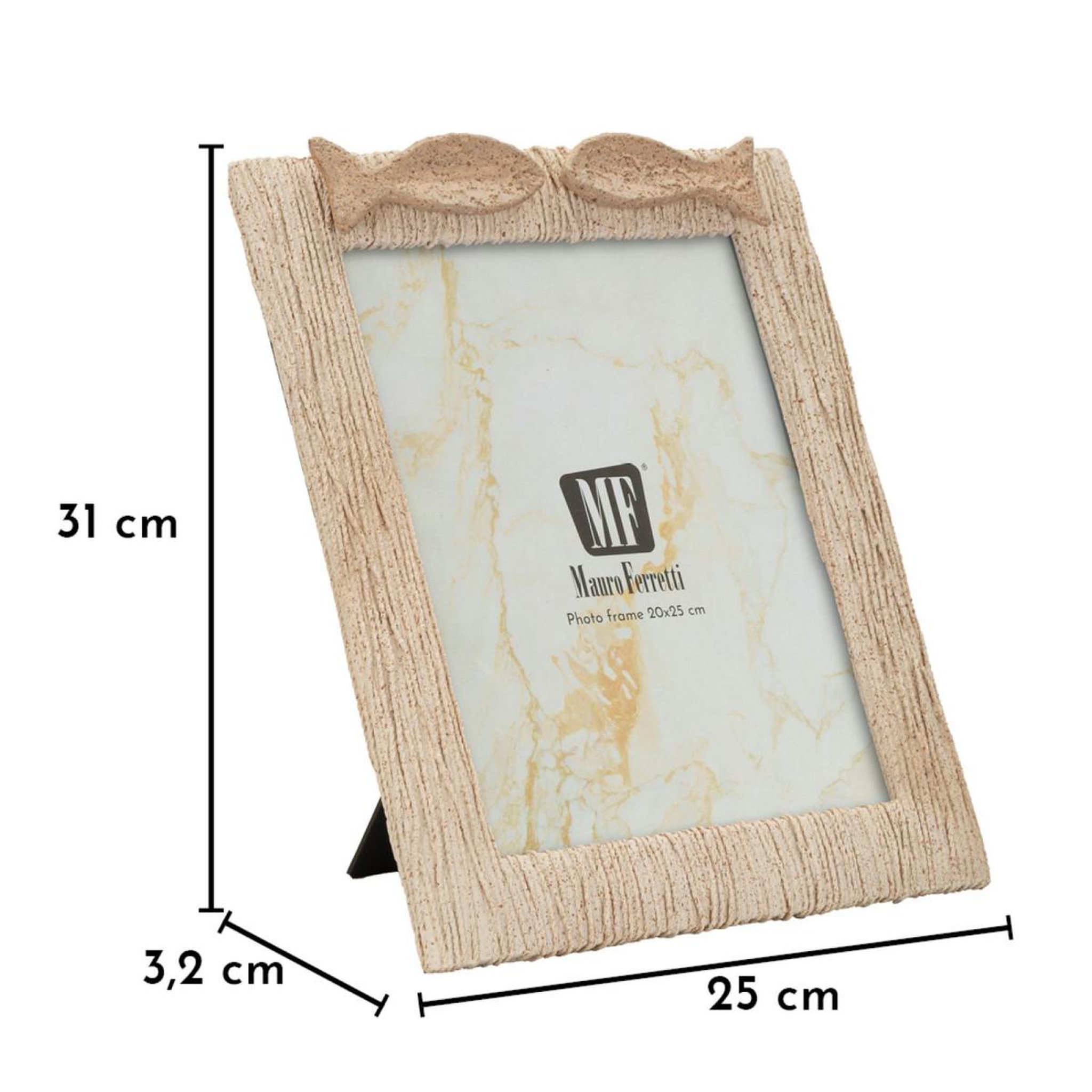 Voir la diapositive 6 : Paris Prix Cadre Photo Déco  Sand  20x25cm Beige