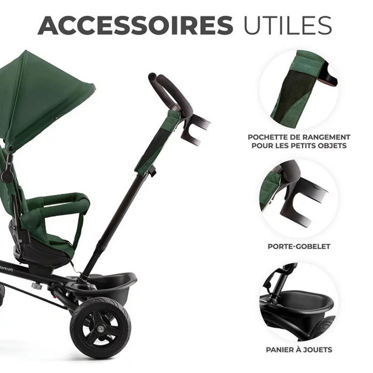 KINDERKRAFT Tricycle évolutif Aveo bébé
