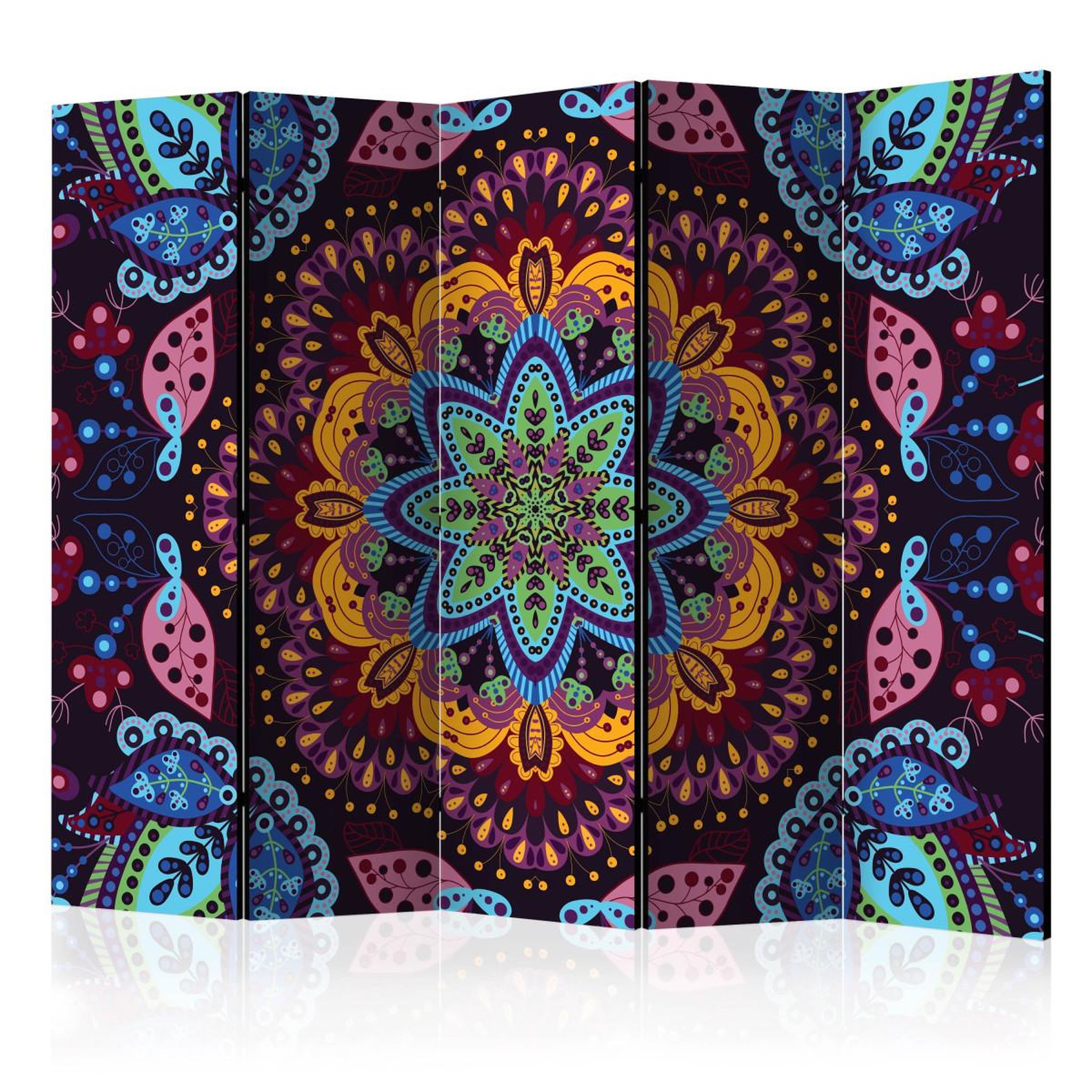 Paris Prix Paravent 5 volets  colourful kaleidoscope  172x225cm