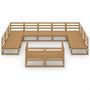 Voir la diapositive 3 : VIDAXL Salon de jardin 11 pcs bois de pin massif