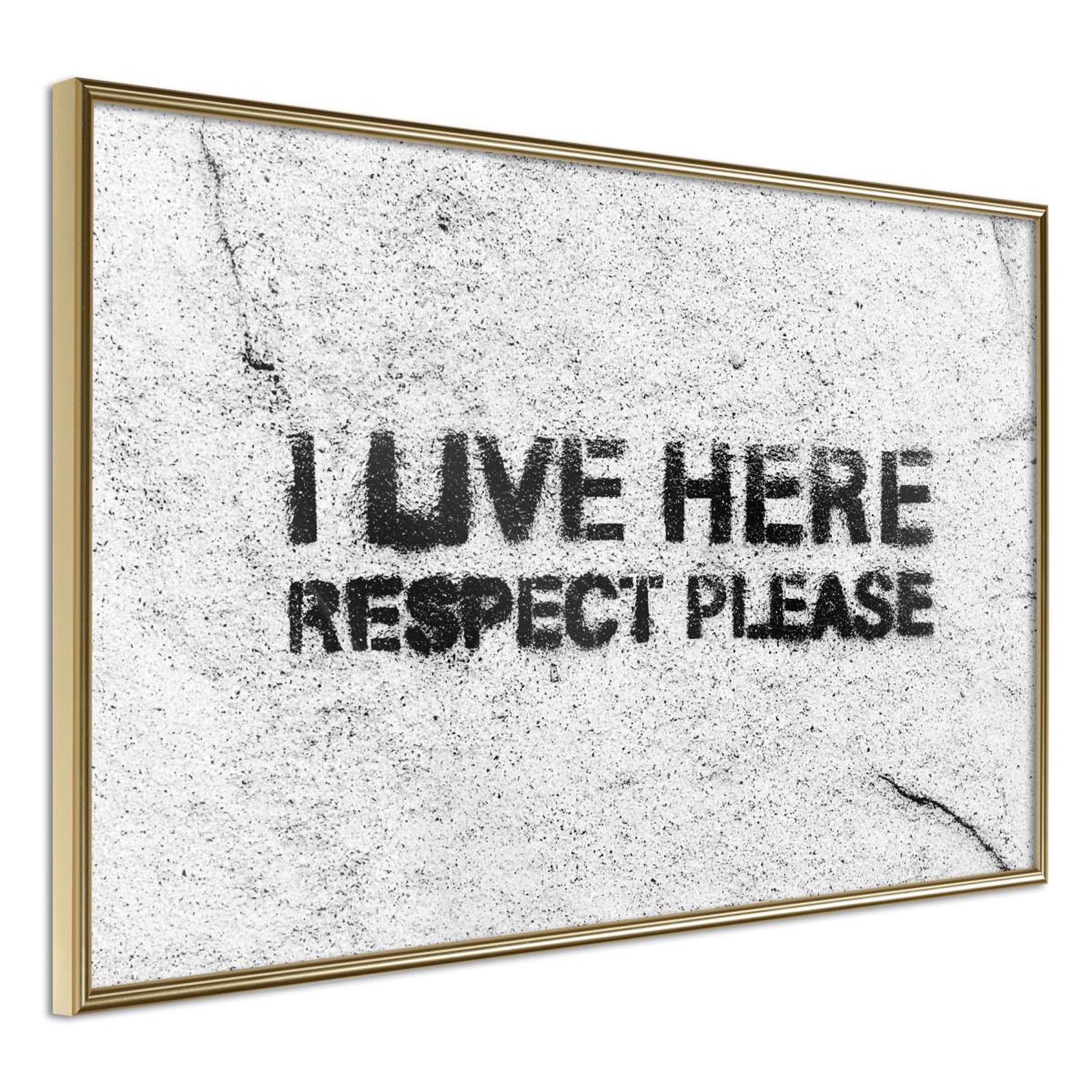 Paris Prix Affiche Murale Encadrée  Respect