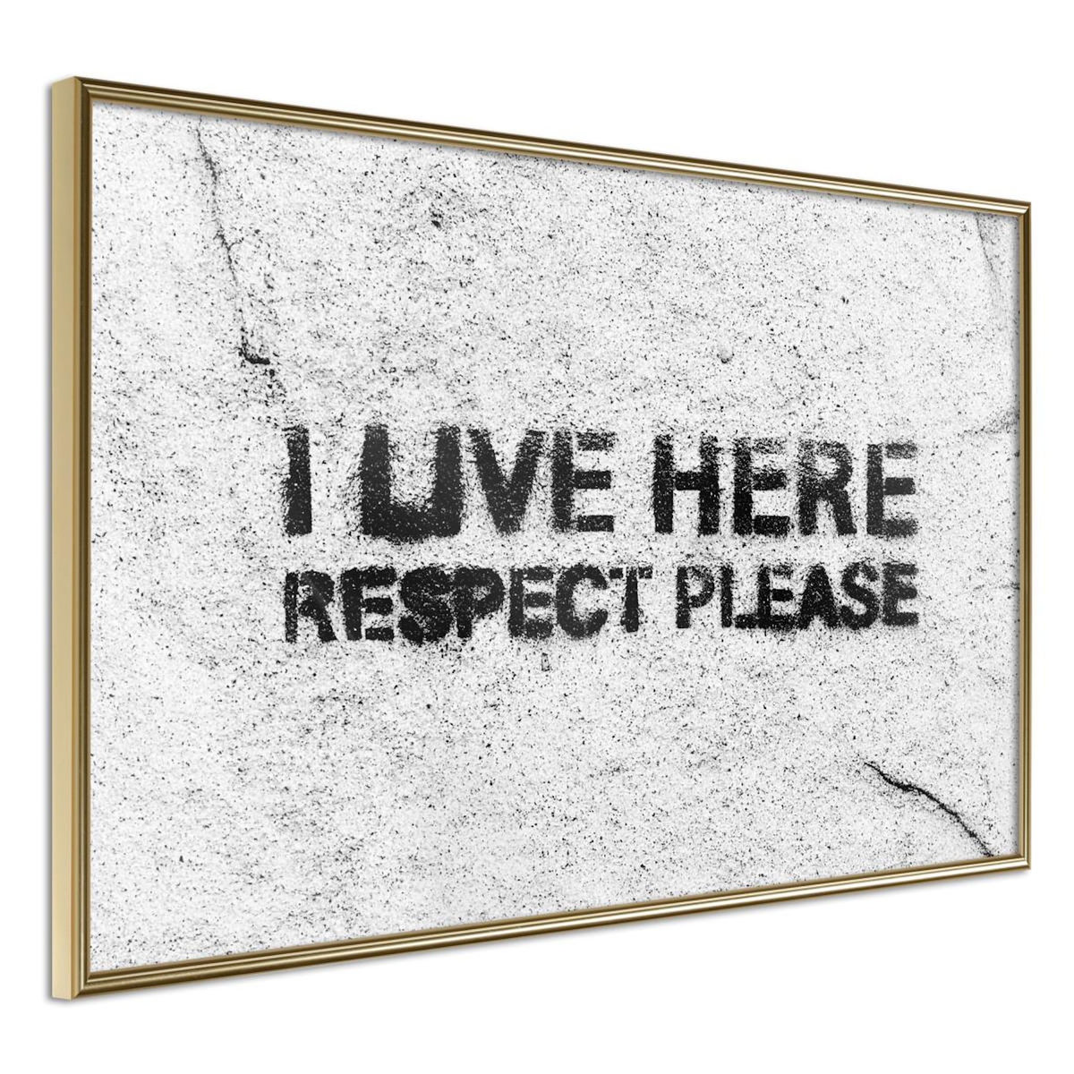 Paris Prix Affiche Murale Encadrée  Respect
