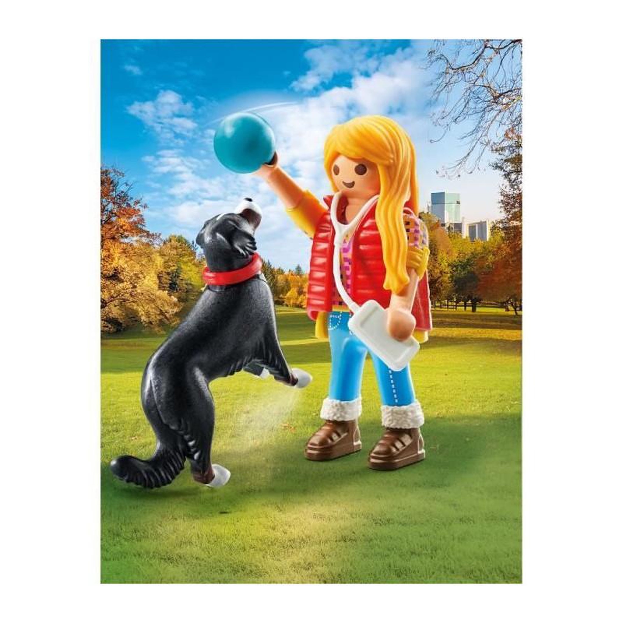 Voir la diapositive 2 : PLAYMOBIL 71738 Jeune fille avec chien de montagne