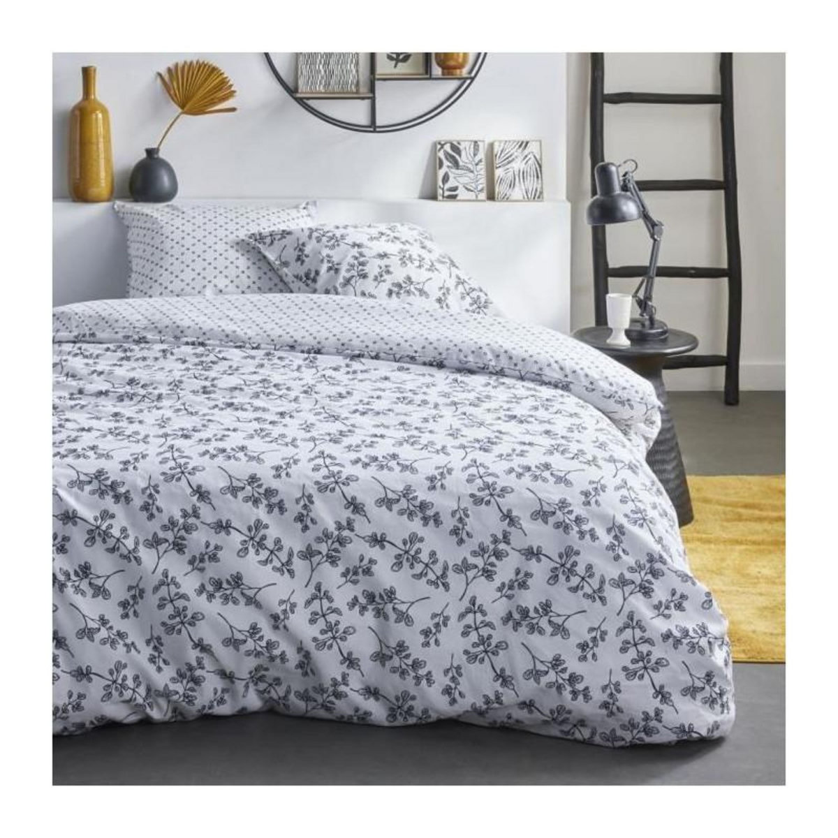 Today Parure de lit 2 personnes - TODAY - Sunshine 16.1 - 220 x 240 cm - 100% Coton imprimé