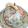 Voir la diapositive 5 : VIDAXL Bar sous forme de globe Bois d'eucalyptus Bleu