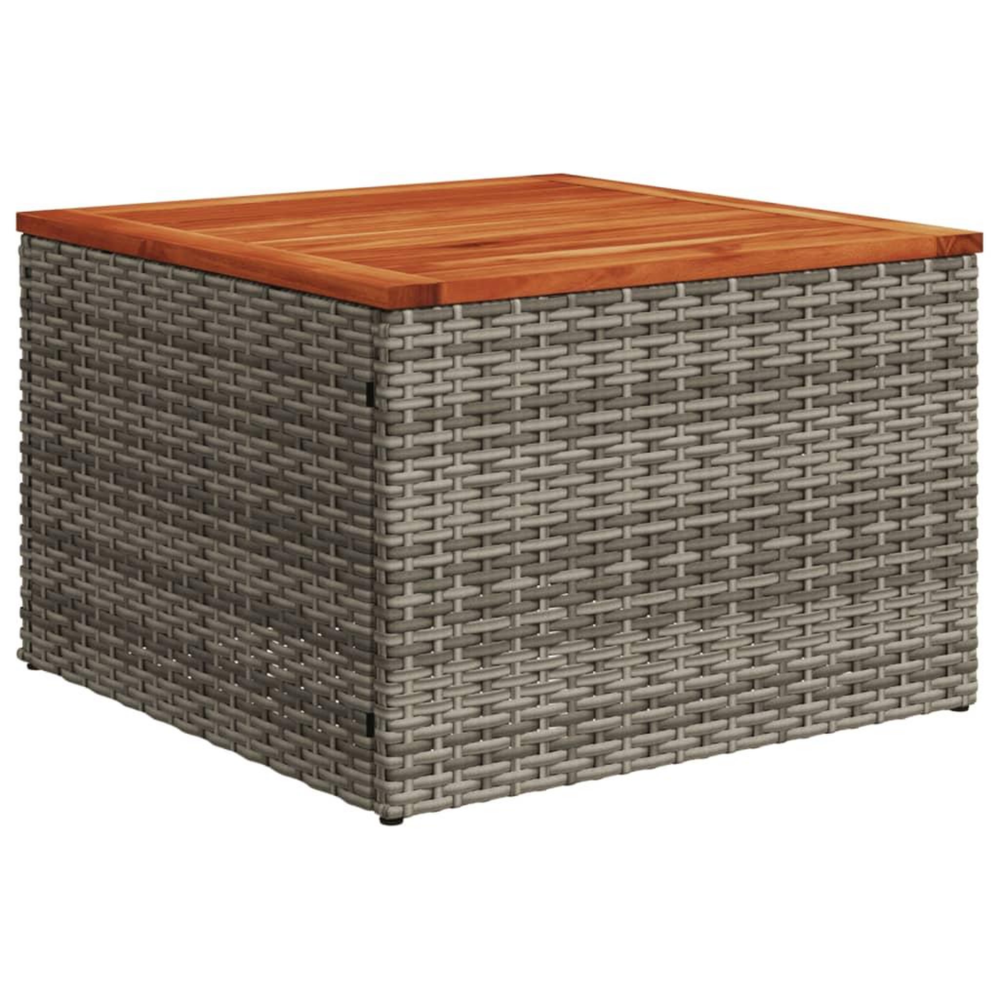 Voir la diapositive 5 : VIDAXL Salon de jardin 9 pcs avec coussins gris resine tressee