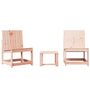 Voir la diapositive 2 : VIDAXL Salon de jardin 3 pcs bois massif douglas