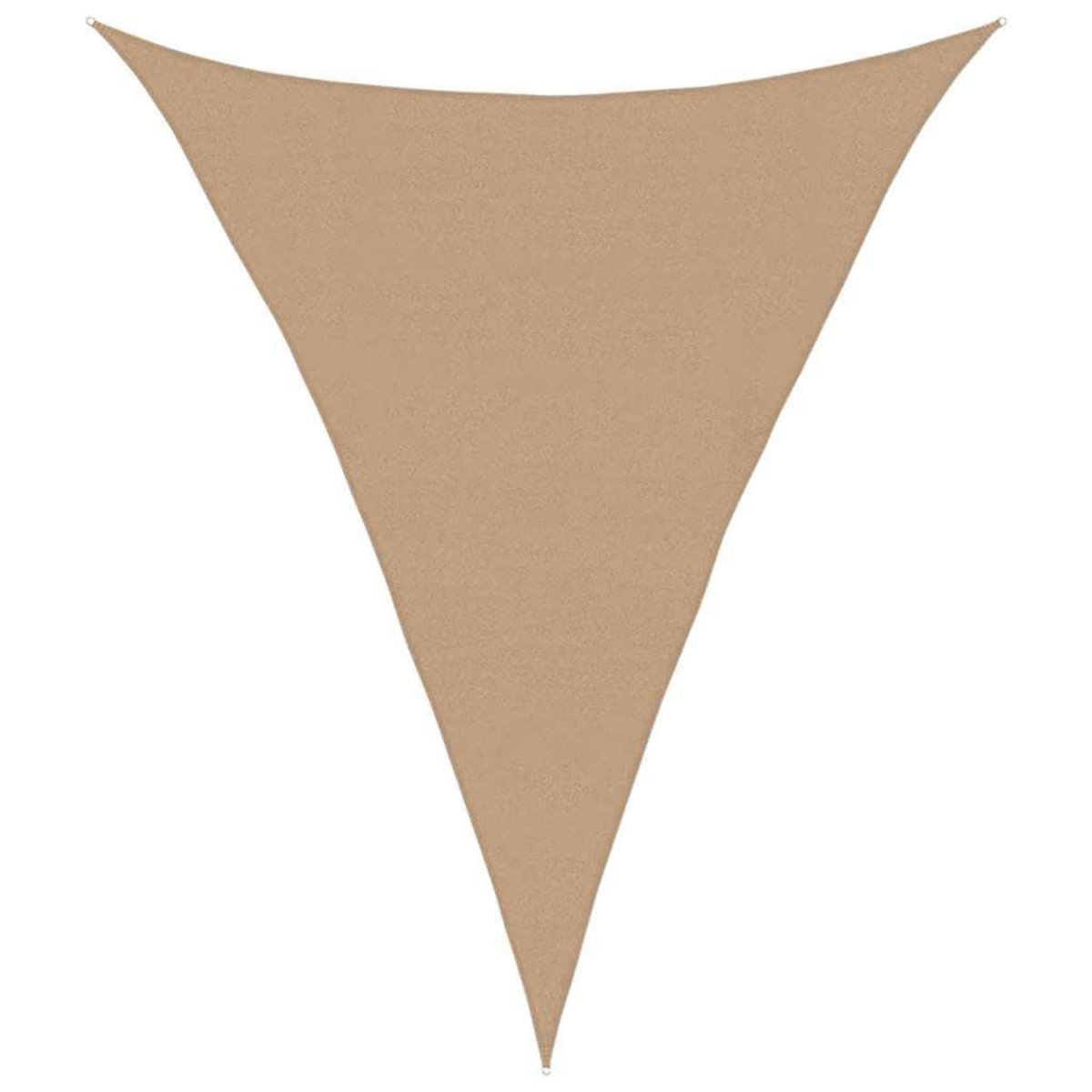 VIDAXL Voile d'ombrage 160 g/m^2 Taupe 5x7x7 m PEHD