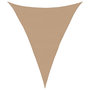 Voir la diapositive 2 : VIDAXL Voile d'ombrage 160 g/m^2 Taupe 5x7x7 m PEHD