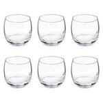 SECRET DE GOURMET Lot de 6 Verres à Eau  Empileau  32cl Transparent