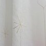Voir la diapositive 4 : Paris Prix Rideau Voilage Brodé  Noël  140x240cm Blanc & Or