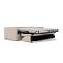 Voir la diapositive 5 : BEST MOBILIER Julia - canapé 3 places convertible express couchage quotidien 140 cm matelas 14 cm en tissu