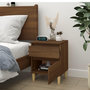 Voir la diapositive 3 : VIDAXL Table de chevet Chene marron 40x35x50 cm