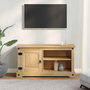 Voir la diapositive 3 : VIDAXL Meuble TV  100x40x52 cm bois de pin massif