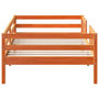 Voir la diapositive 4 : VIDAXL Cadre de lit sans matelas cire marron 75x190 cm bois pin massif