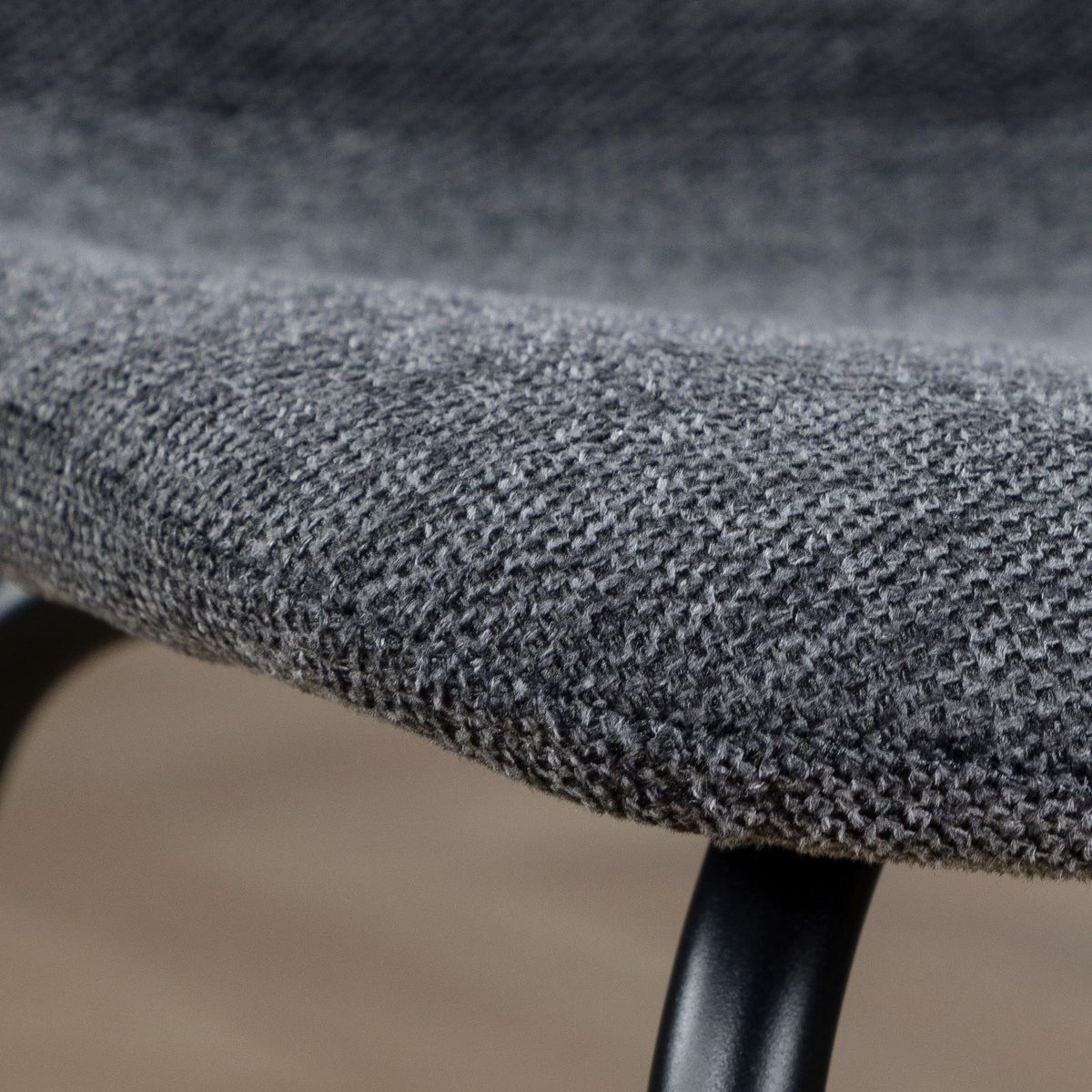 IDIMEX Lot de 4 chaises AUDREY en tissu