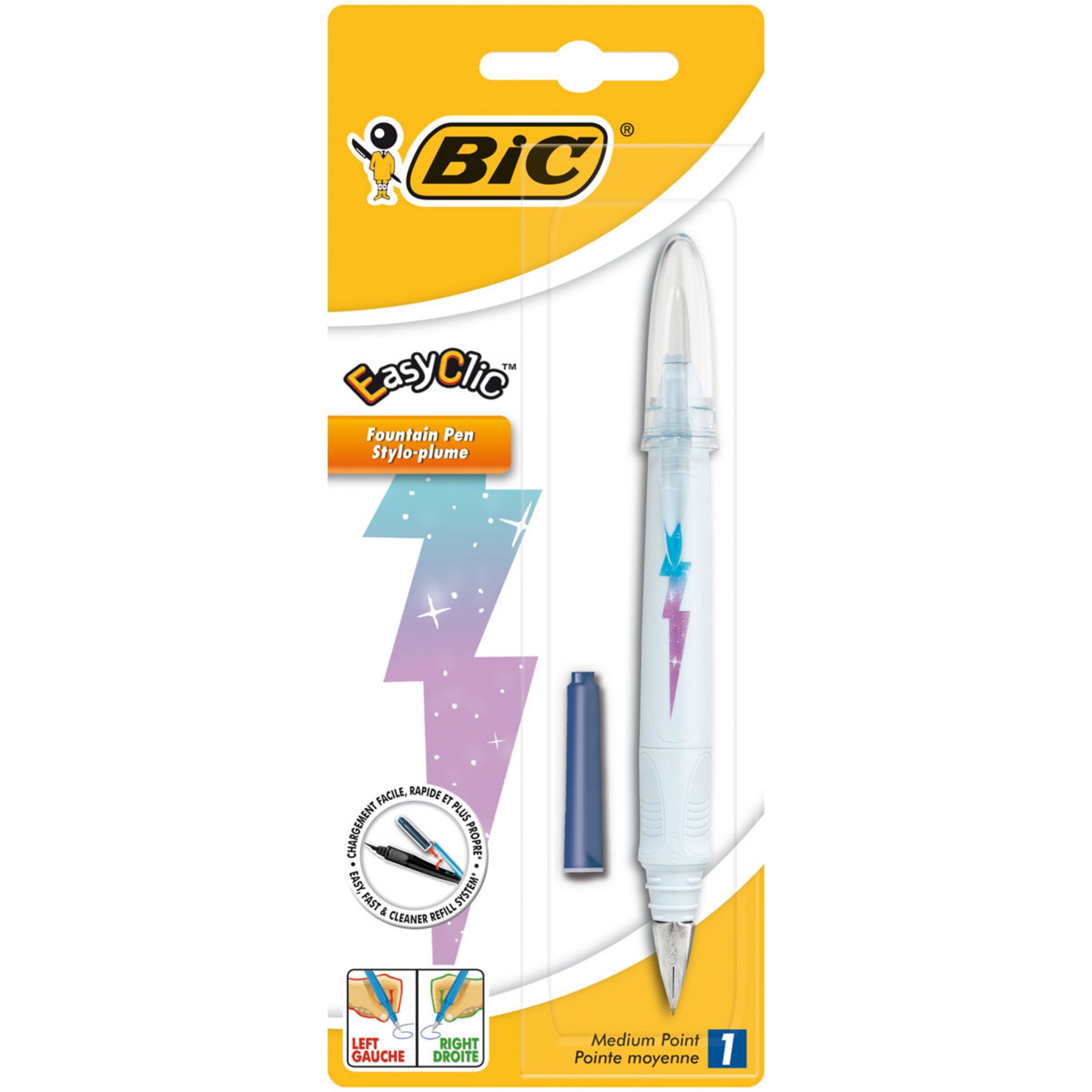 Stylo Plume BIC Classique Noir - Neuf De Stock Jamais Encré - Sans Emballage
