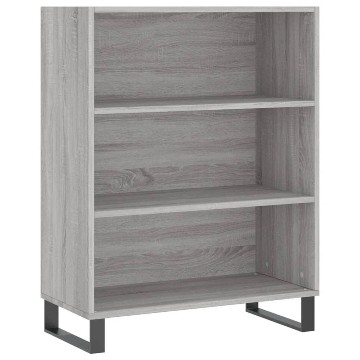 VIDAXL Buffet sonoma gris 69,5x32,5x180 cm bois d'ingenierie