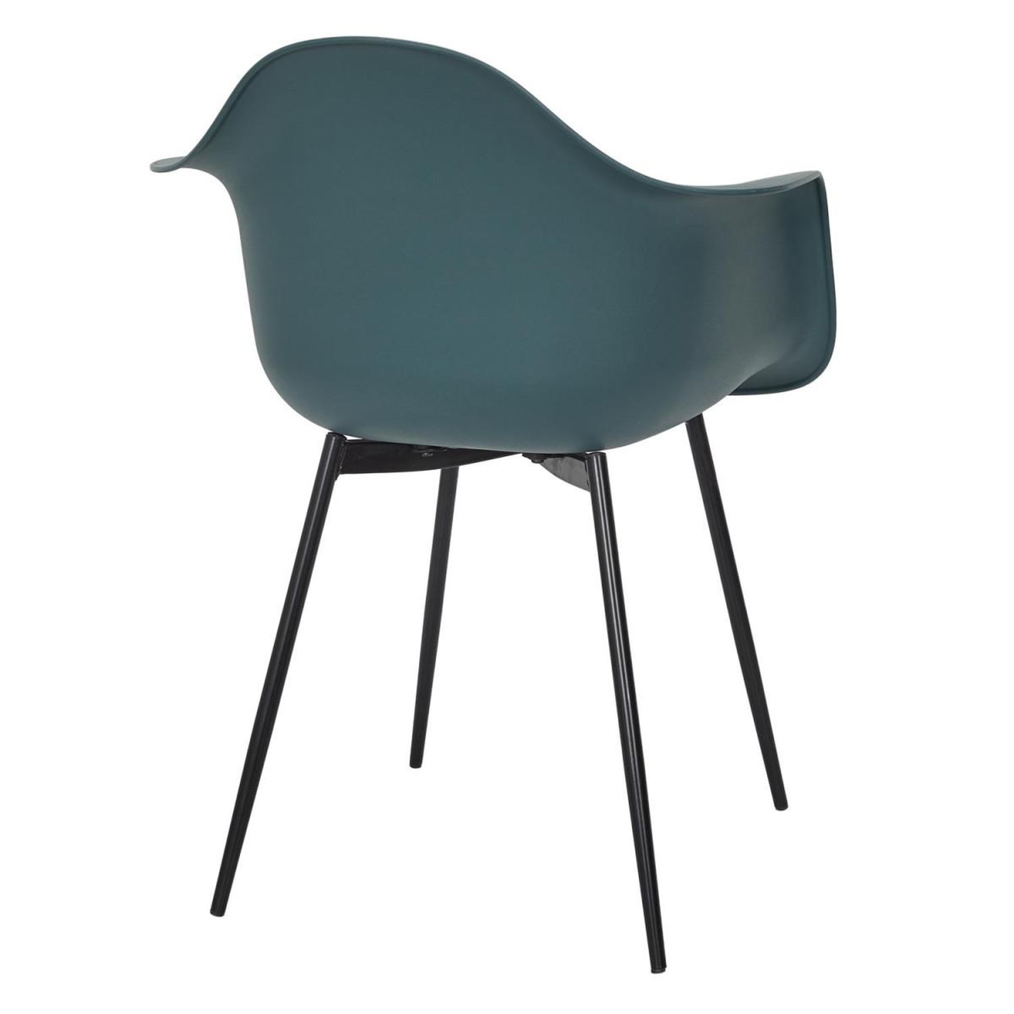 Voir la diapositive 5 : The Home Deco Factory Lot de 4 chaises fauteuil  gustav  85cm bleu