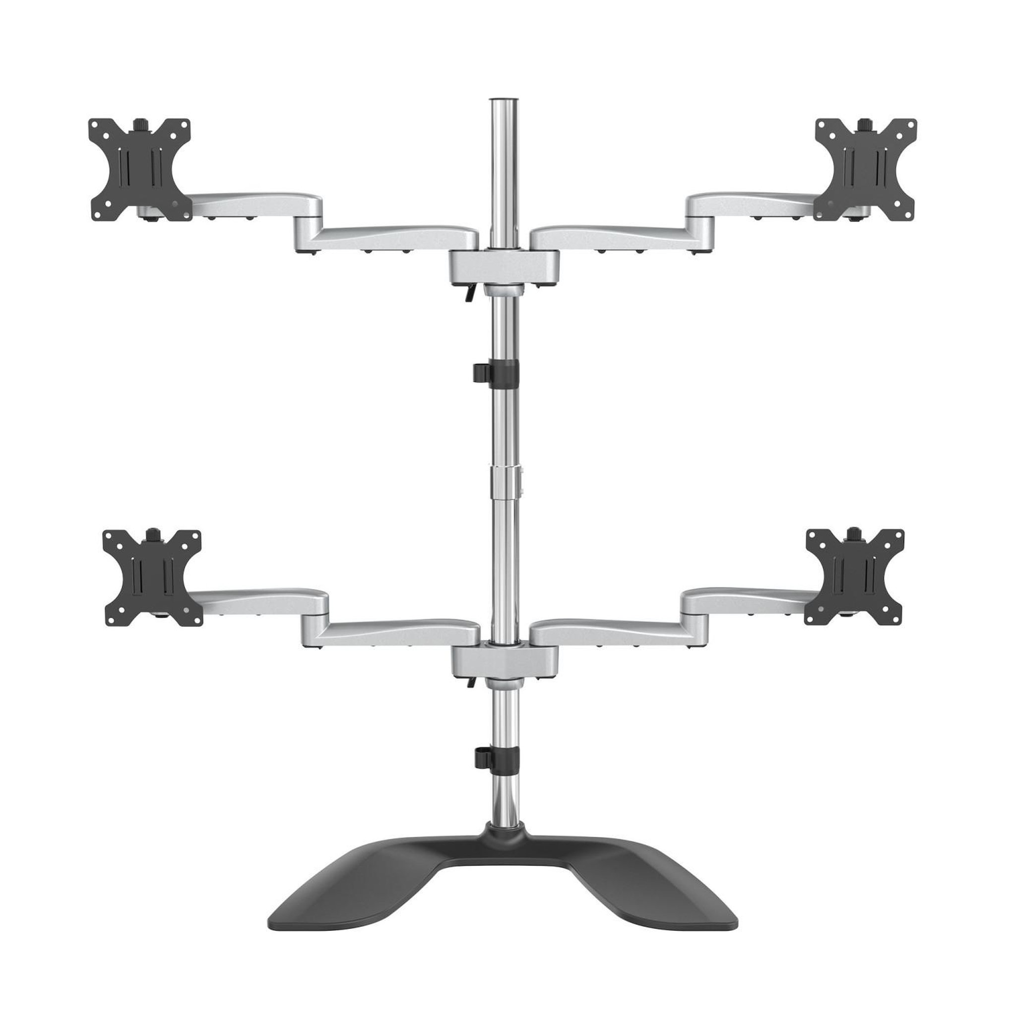 Voir la diapositive 2 : Startech Startech.com armquadss support d'écran plat pour bureau 81,3 cm (32 ) noir, argent